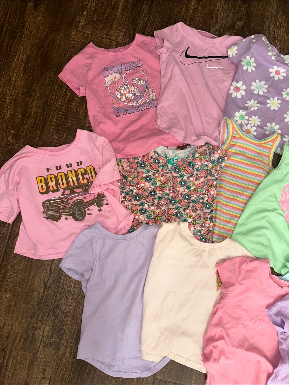 Bundle of 4t girls shirts - Picture 2 of 9